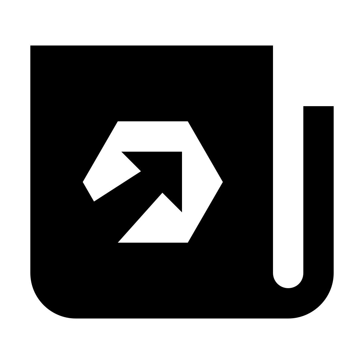 material filled style 전략 뉴스 icon