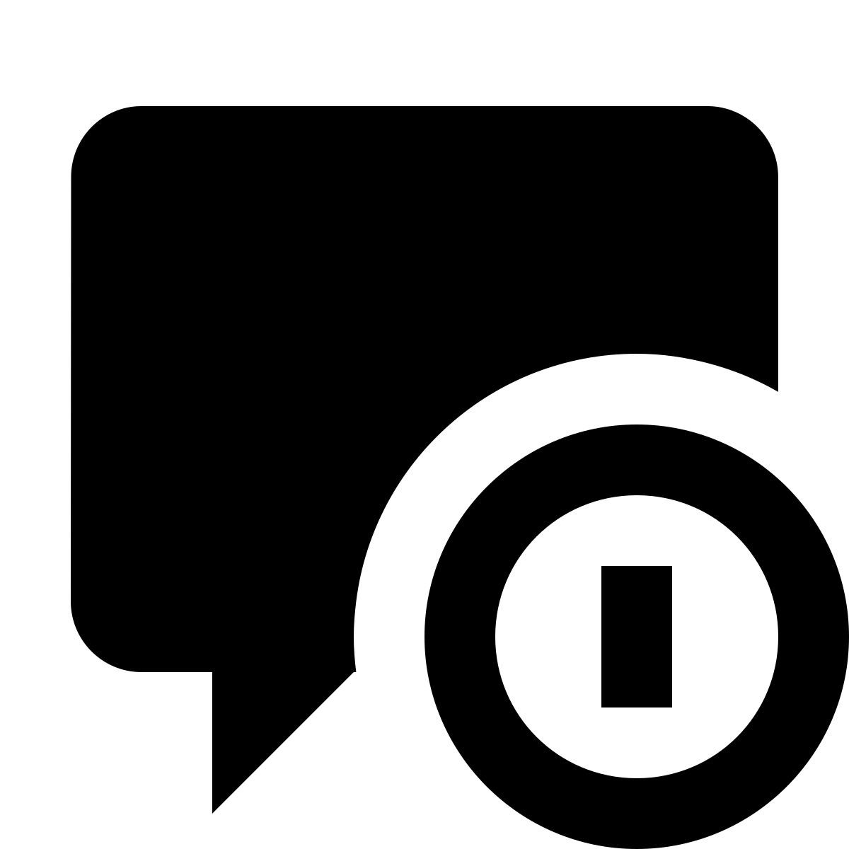 material filled style topic push notification icon