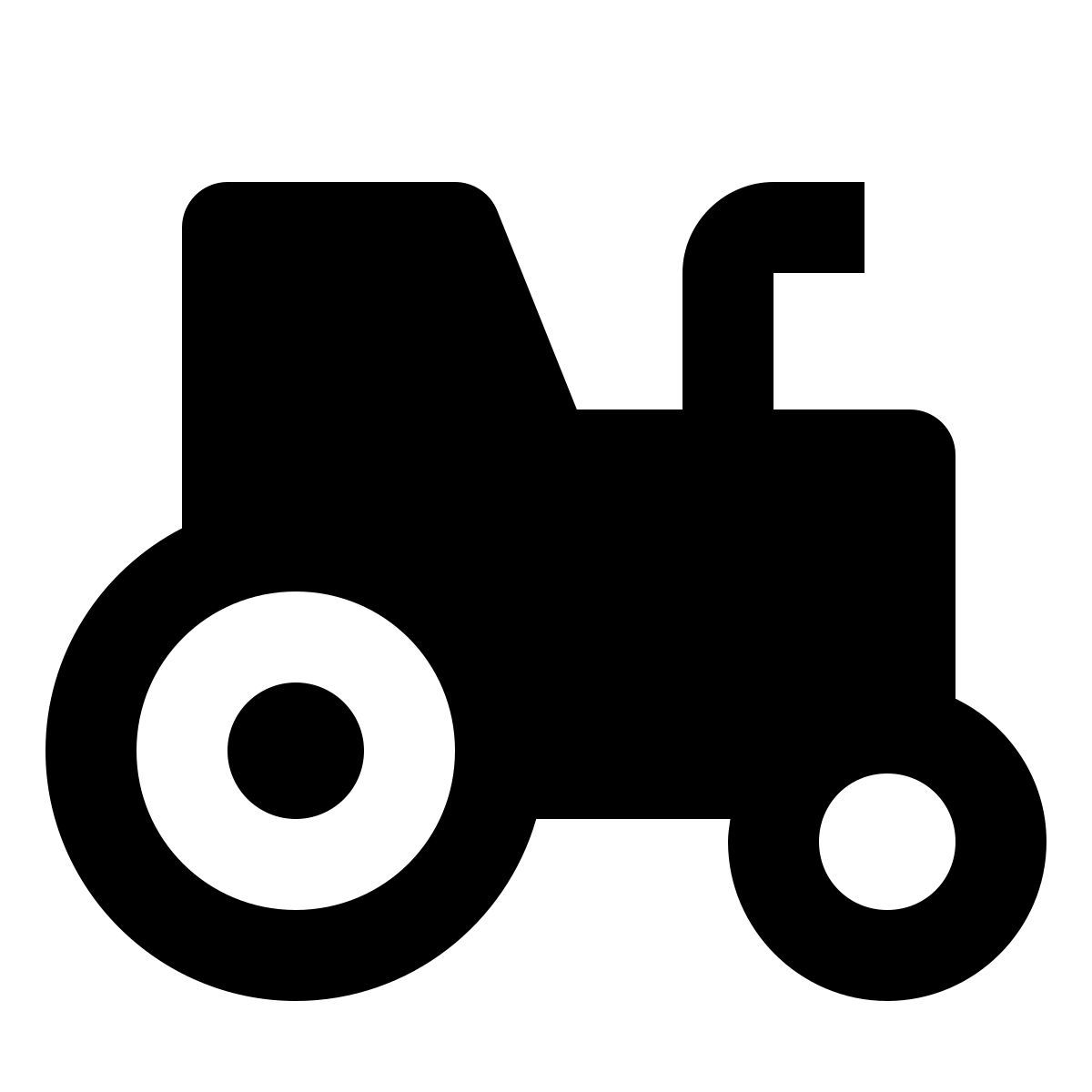 material filled style traktor icon