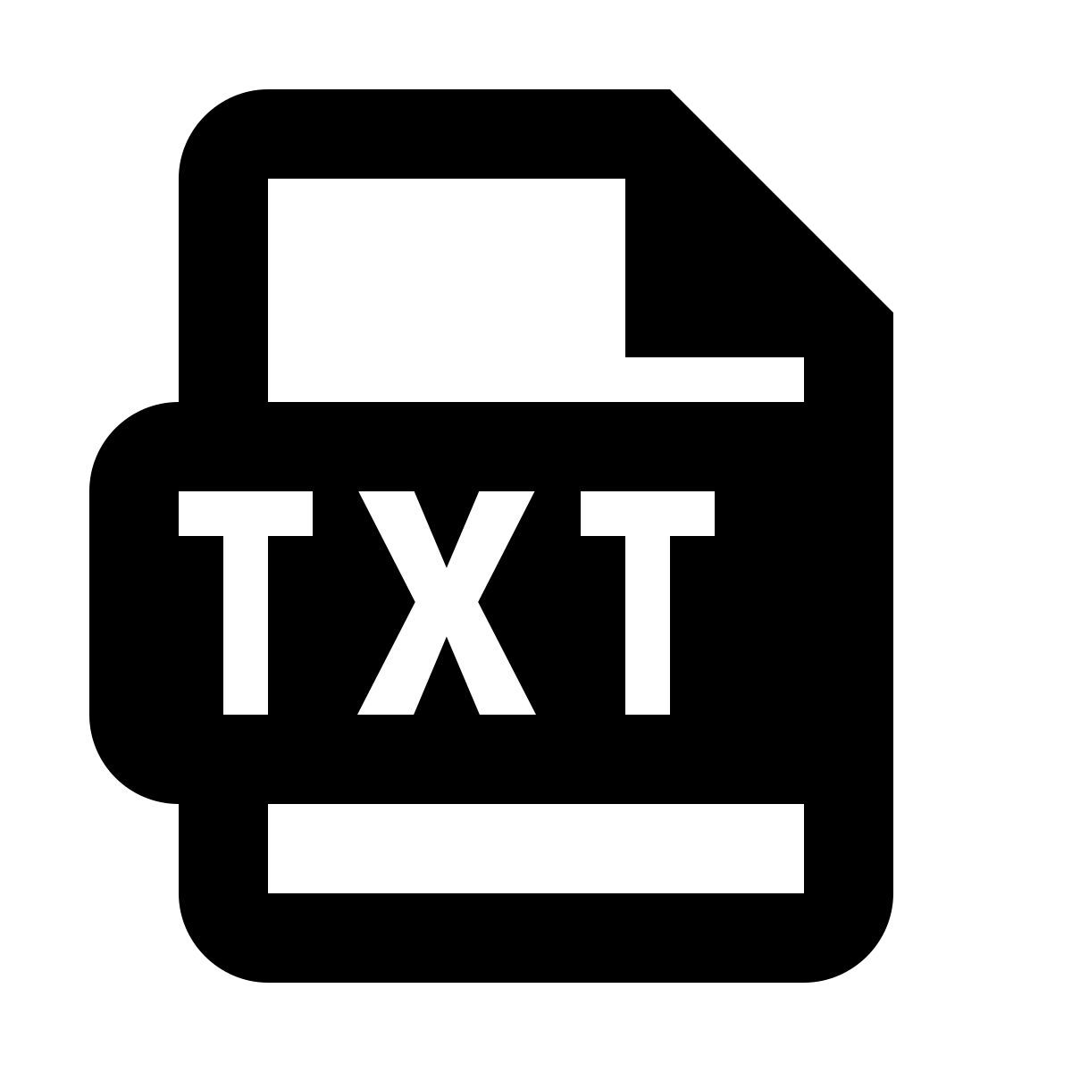 material filled style testo icon