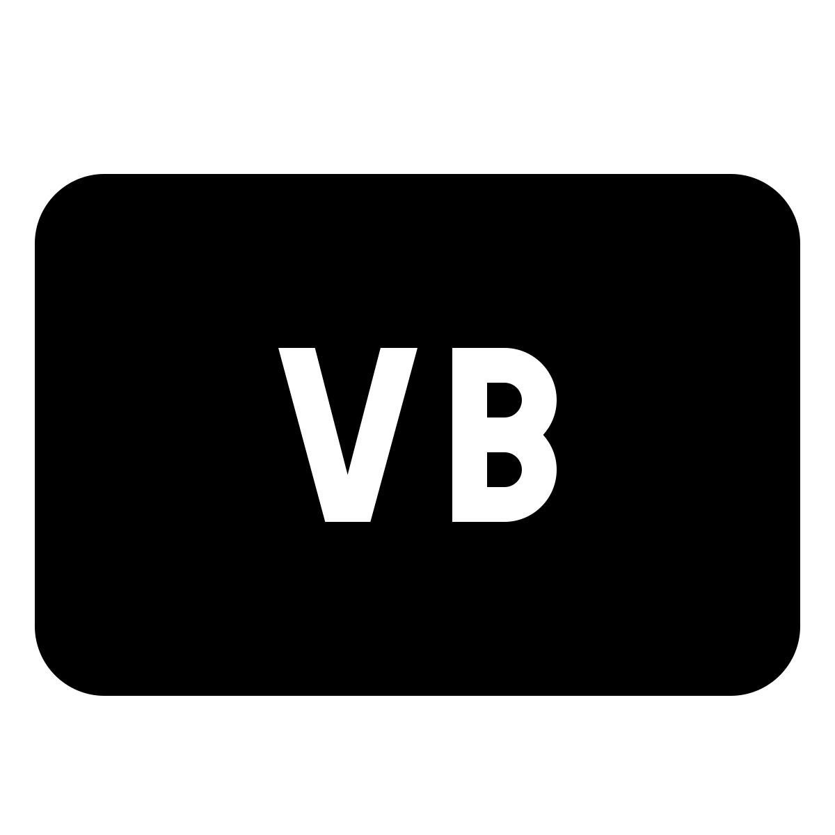 material filled style vb icon