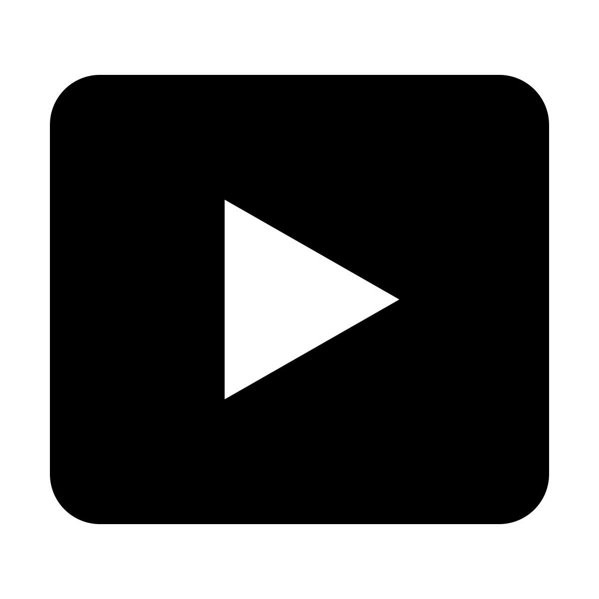material filled style video icon