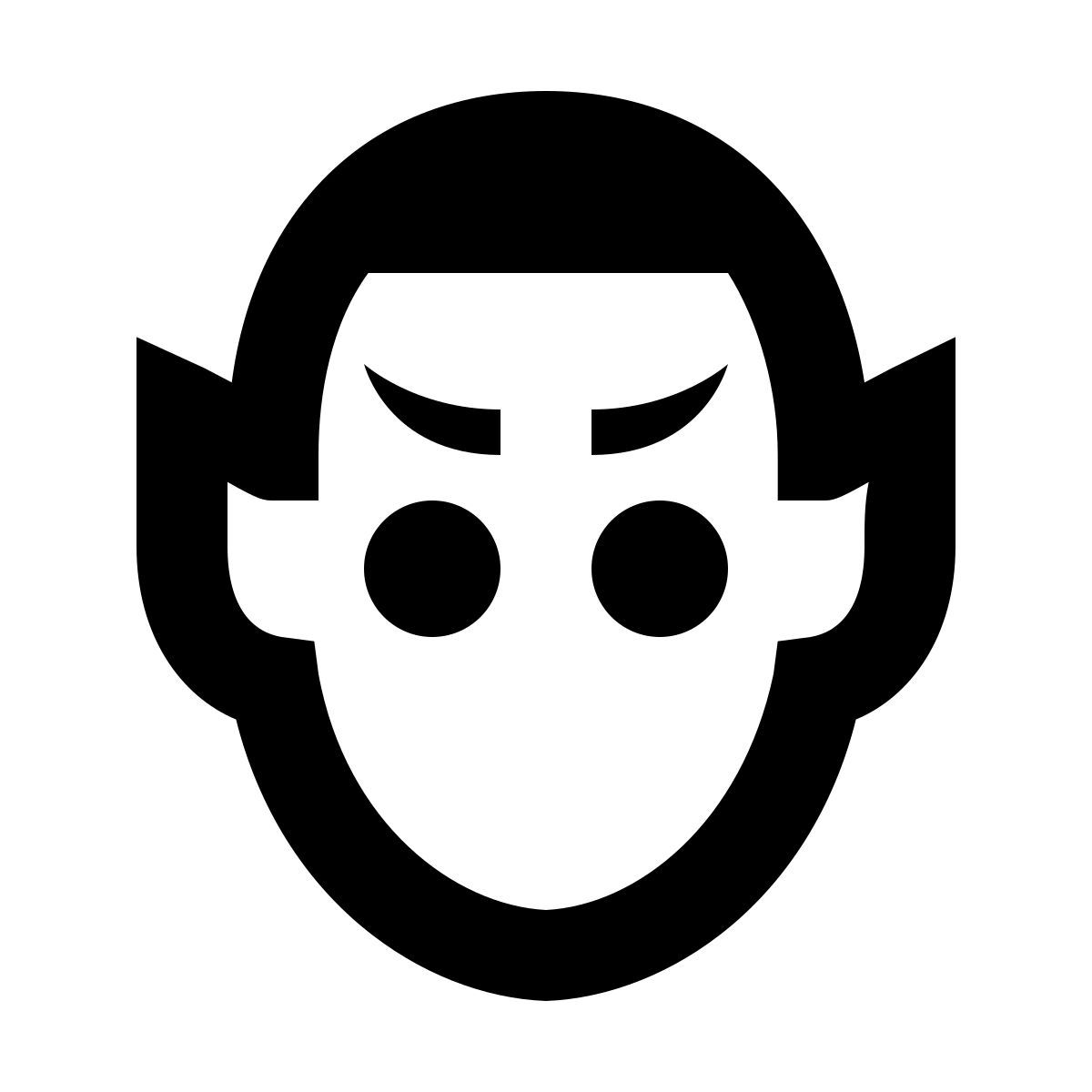 material filled style testa di vulcaniano icon