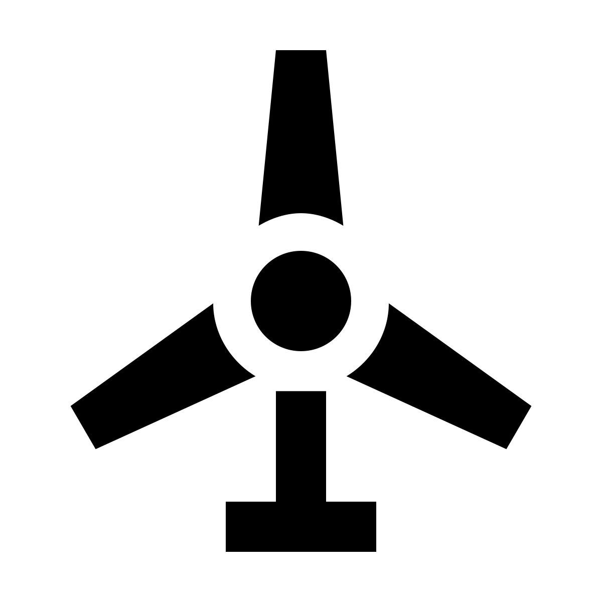 material filled style turbina eólica icon
