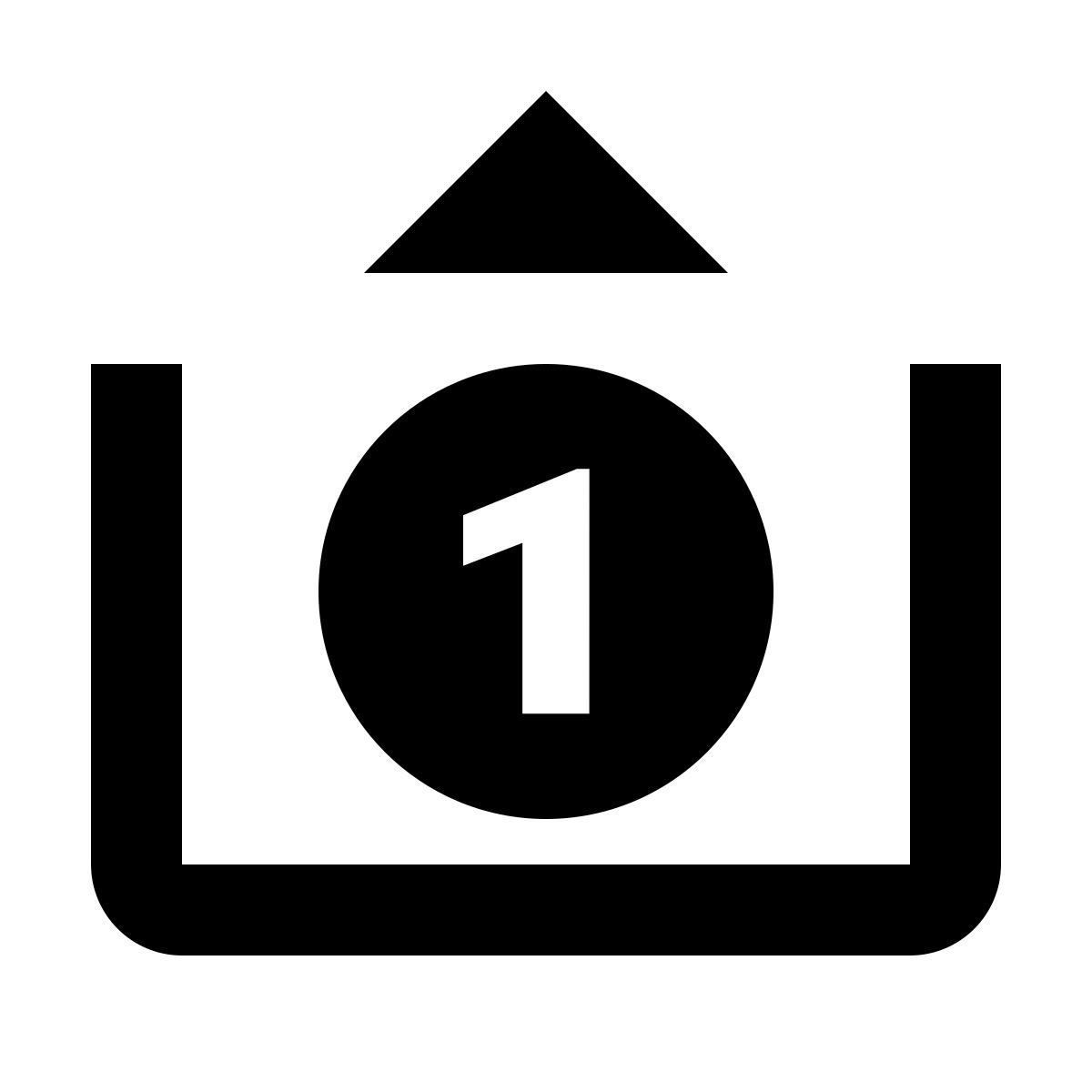 material filled style retrait icon