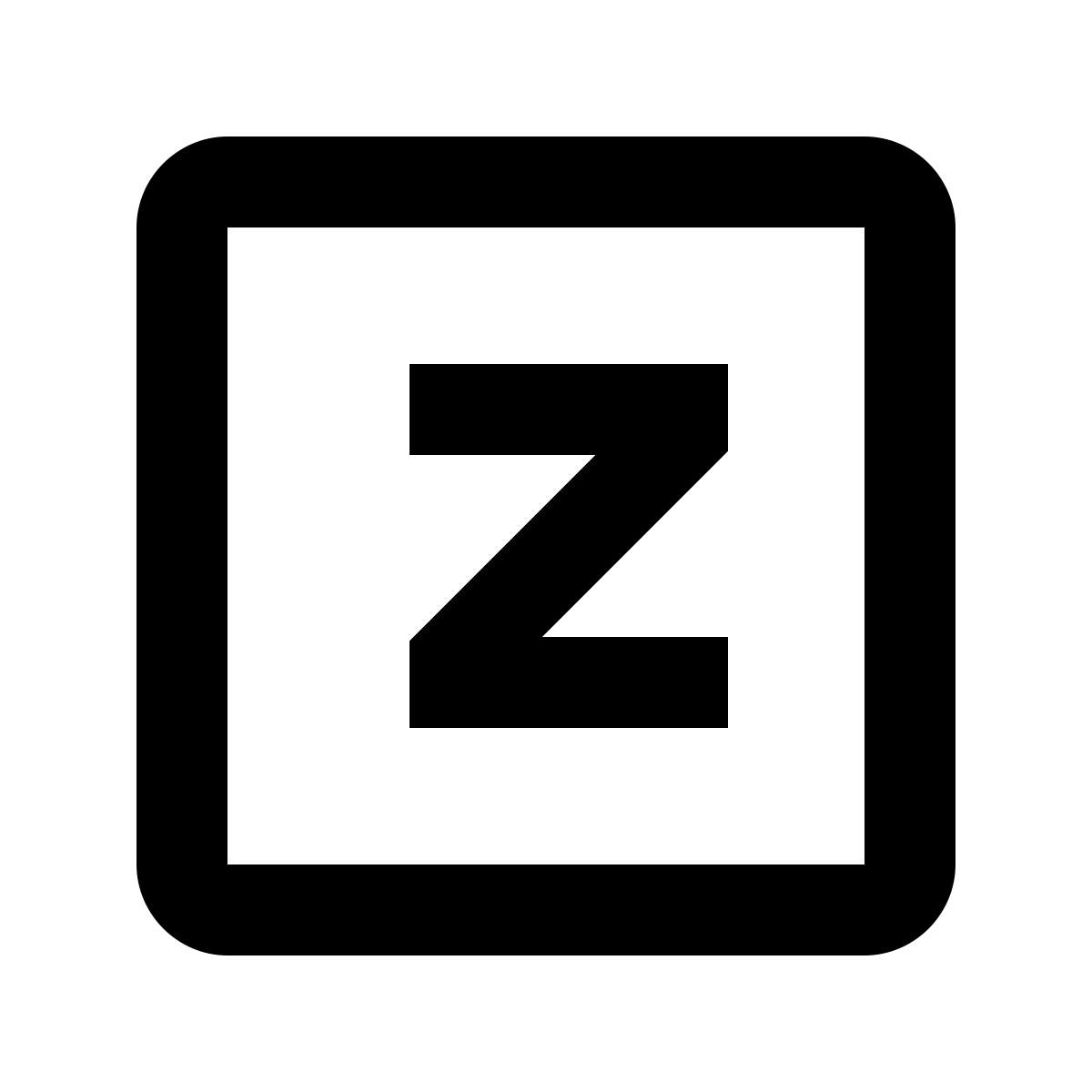 material filled style z 좌표 icon