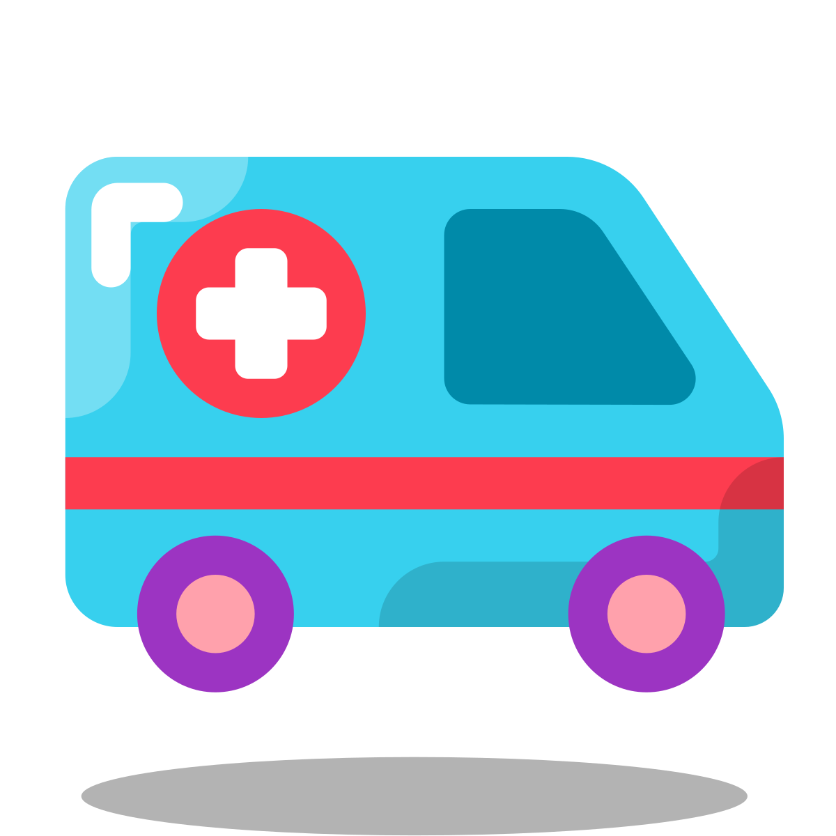 arcade style ambulance icon