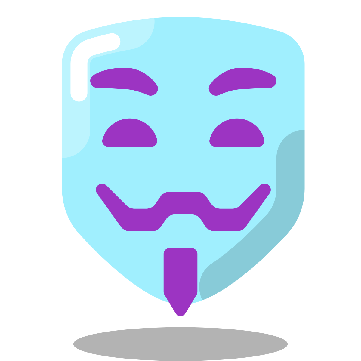 arcade style anonymous mask icon