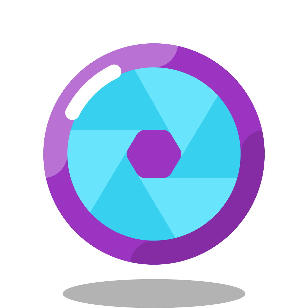 arcade style aperture icon