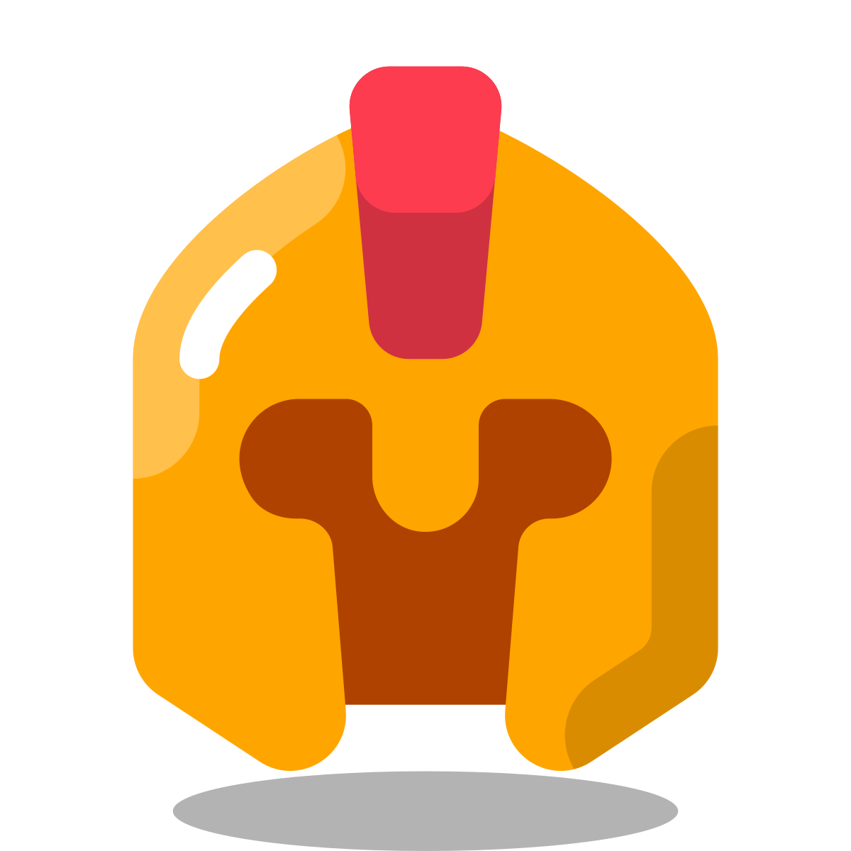 arcade style armored helmet icon