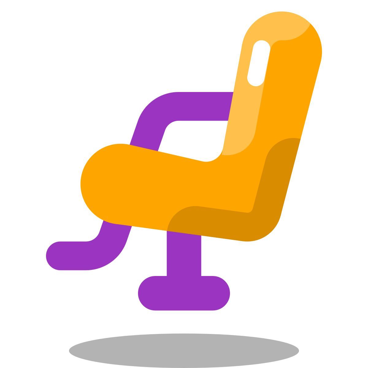 arcade style sedia da barbiere icon