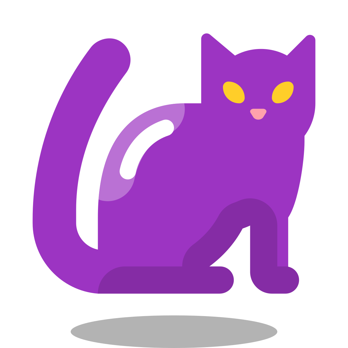arcade style black cat icon