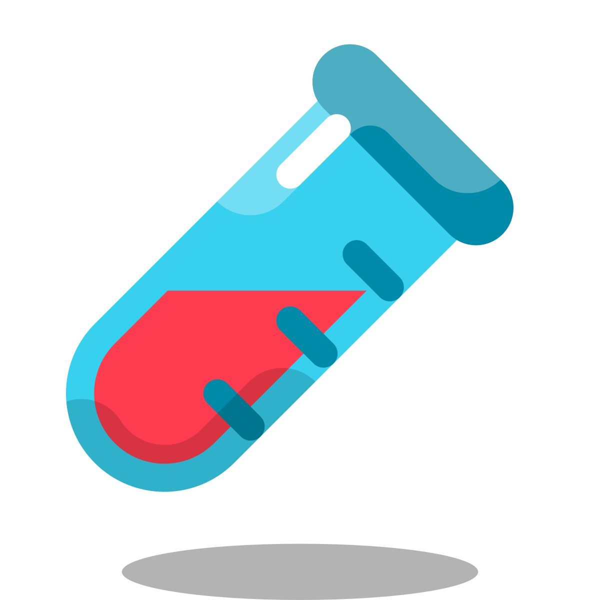 arcade style blood sample icon