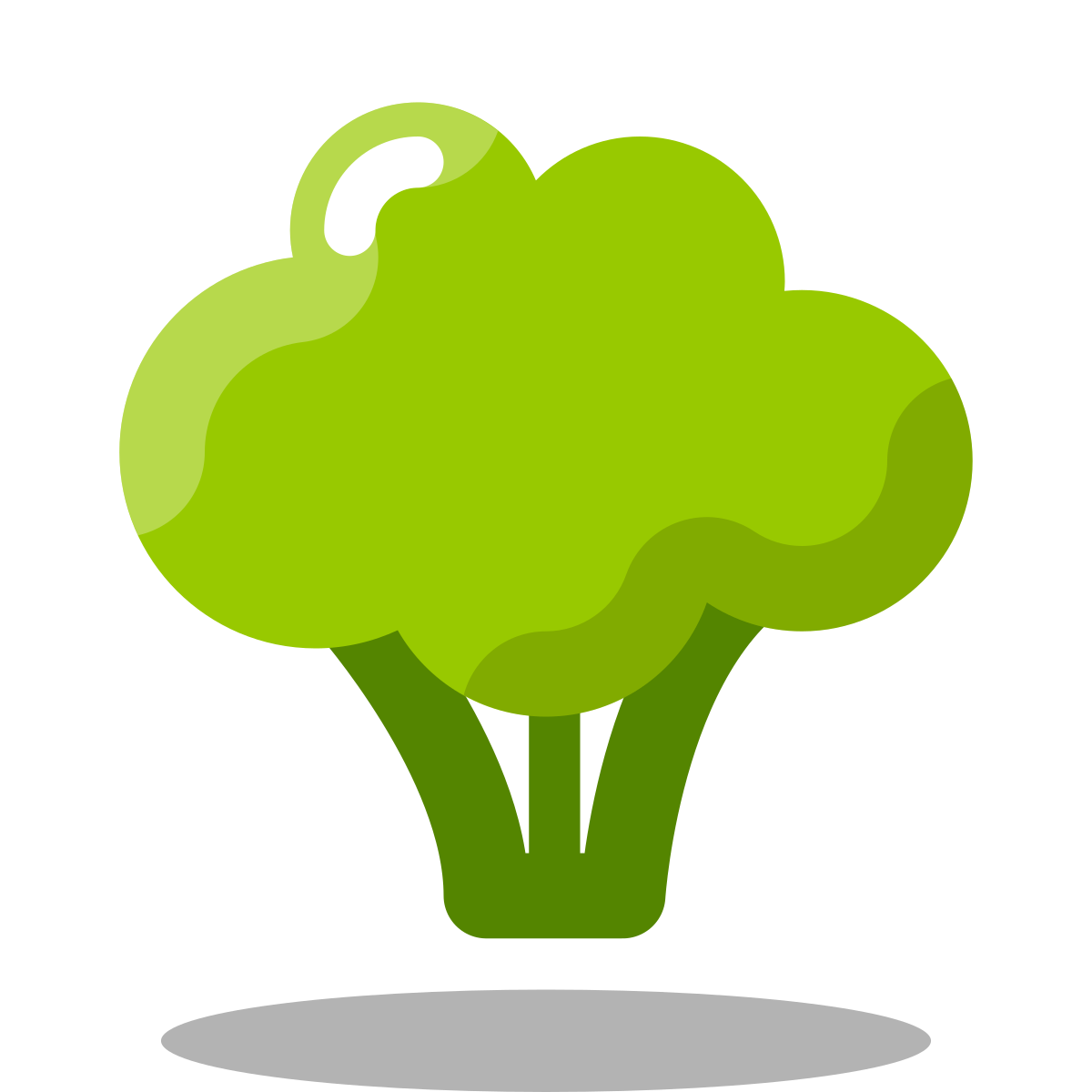 arcade style broccoli icon