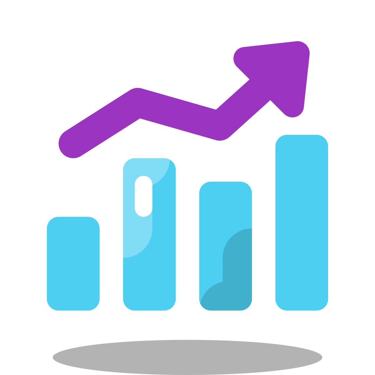arcade style bullish icon