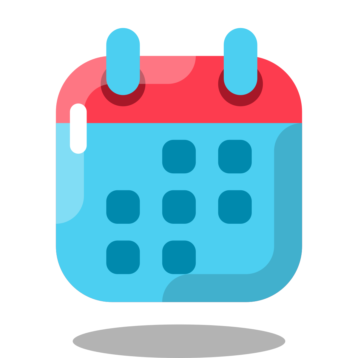 arcade style calendar icon