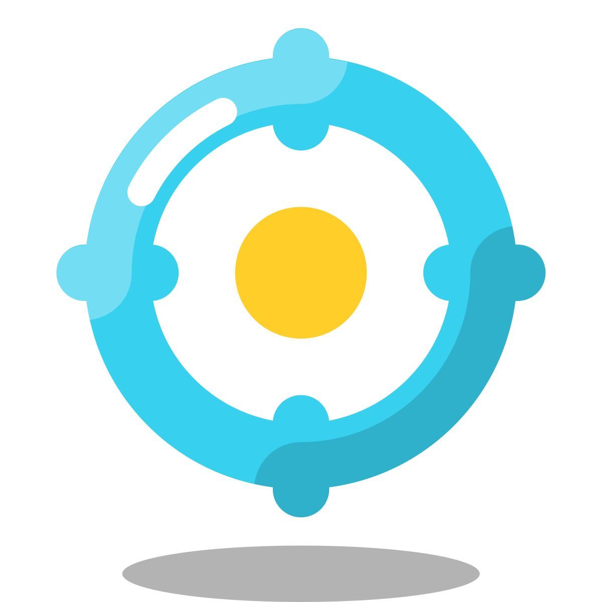 arcade style 中心方向 icon