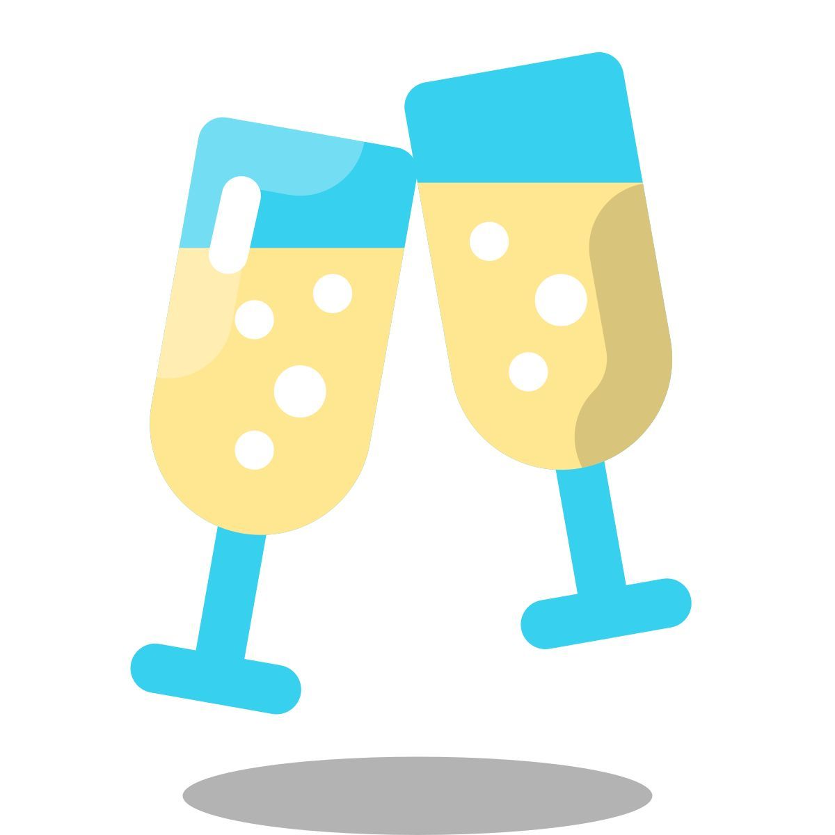 arcade style champagne icon
