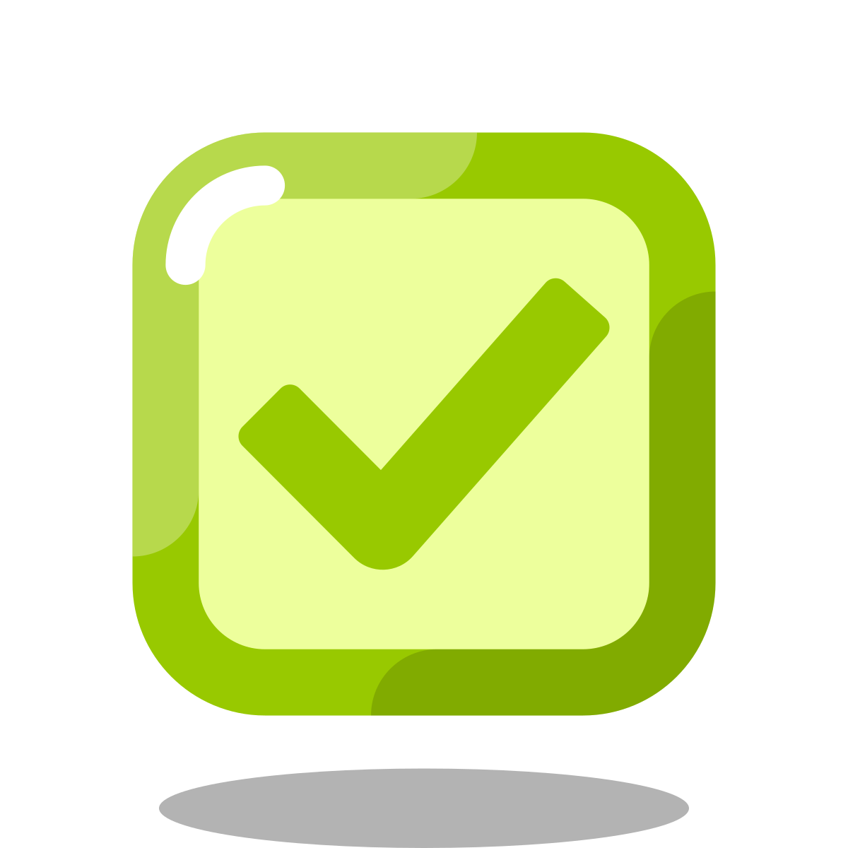 arcade style checked checkbox icon