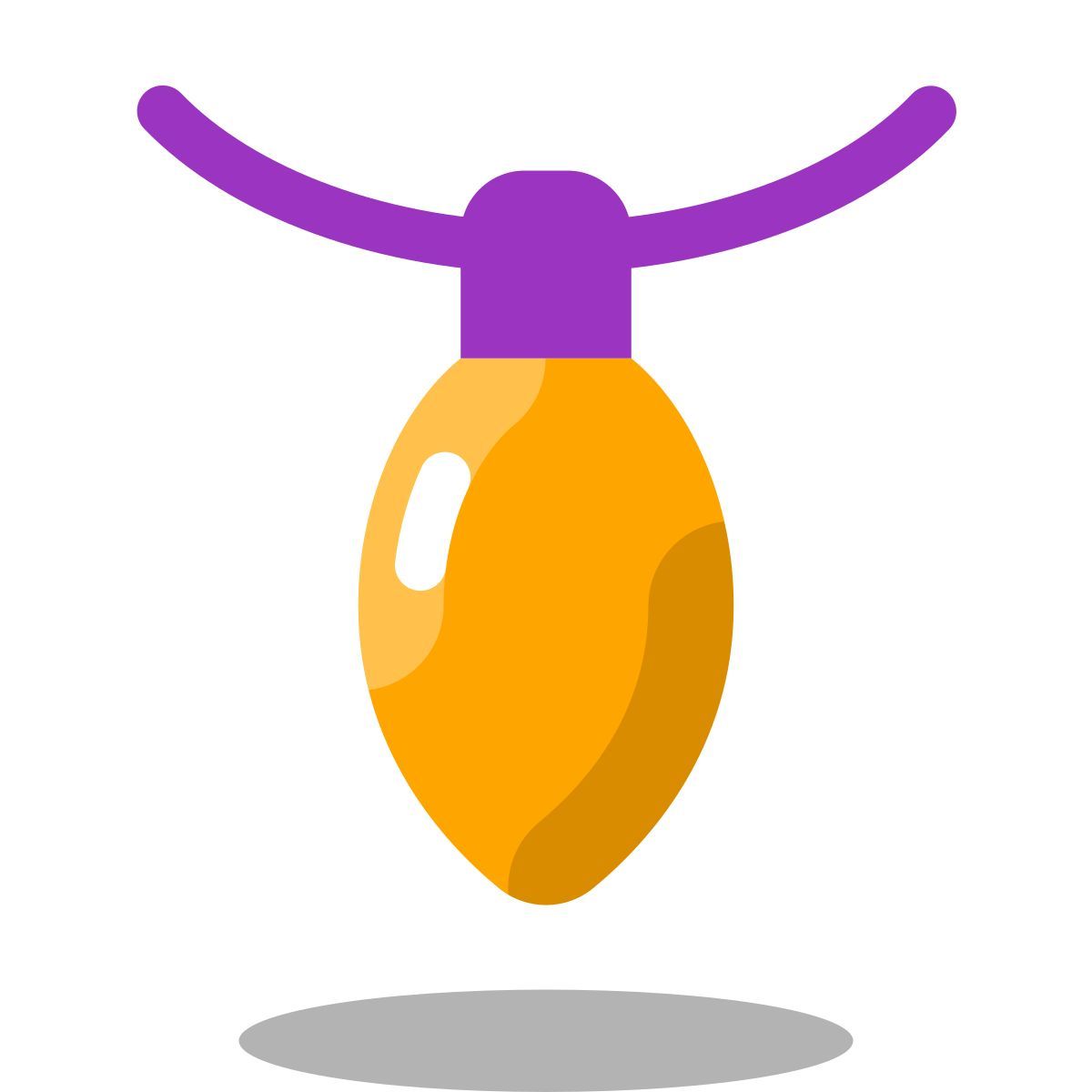 arcade style 圣诞灯泡 icon