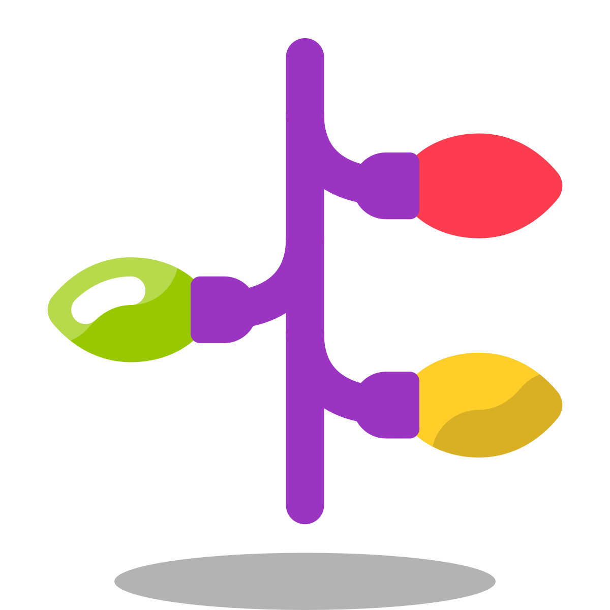 arcade style christmas decoration light icon
