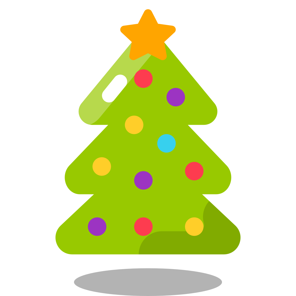 arcade style christmas tree icon