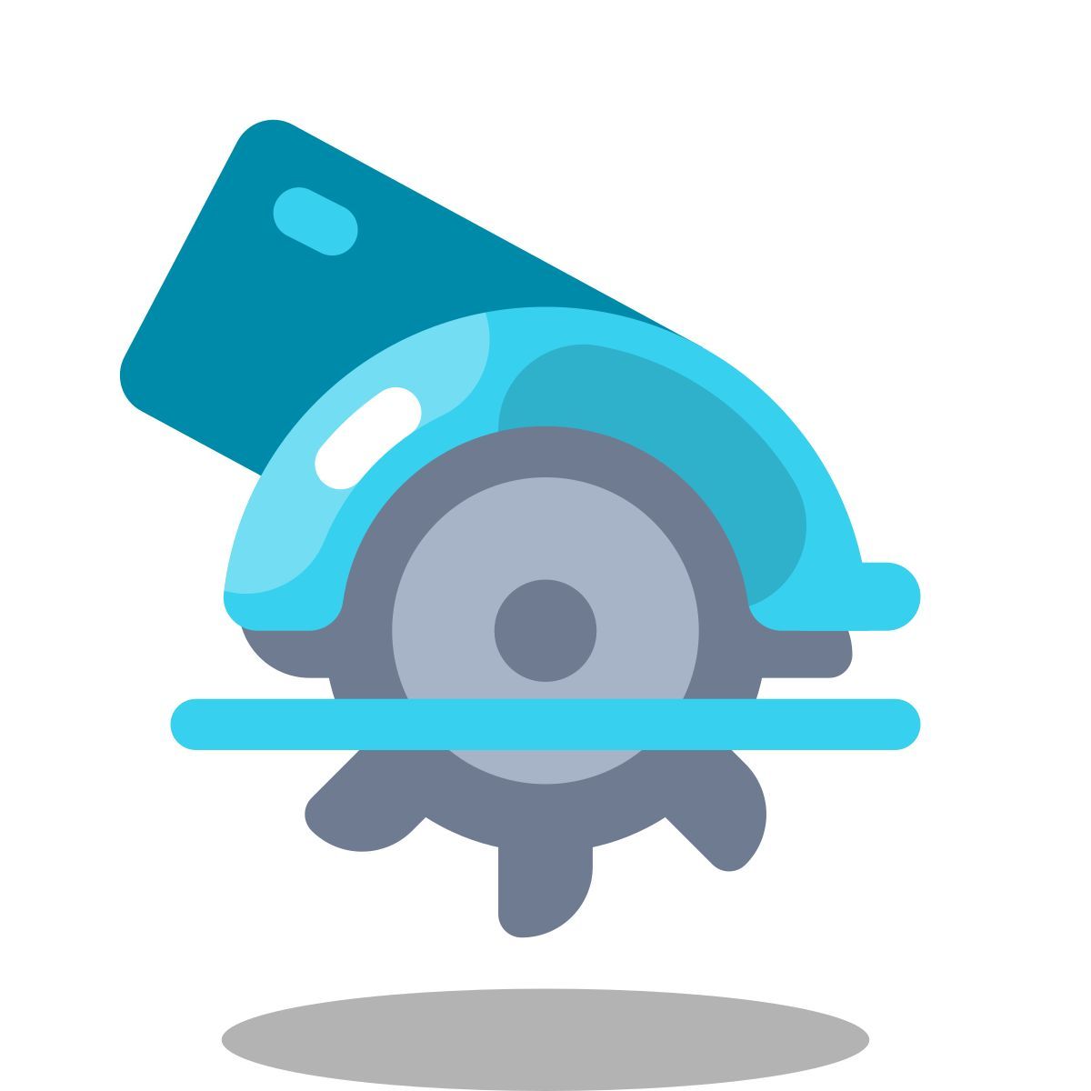 arcade style 원형 톱 icon