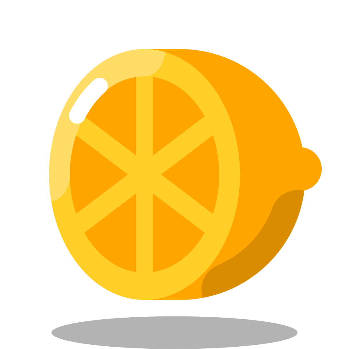 arcade style citrus icon