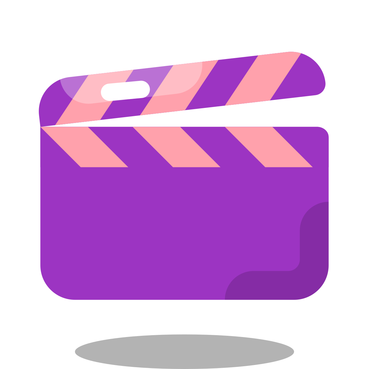 arcade style clapperboard icon