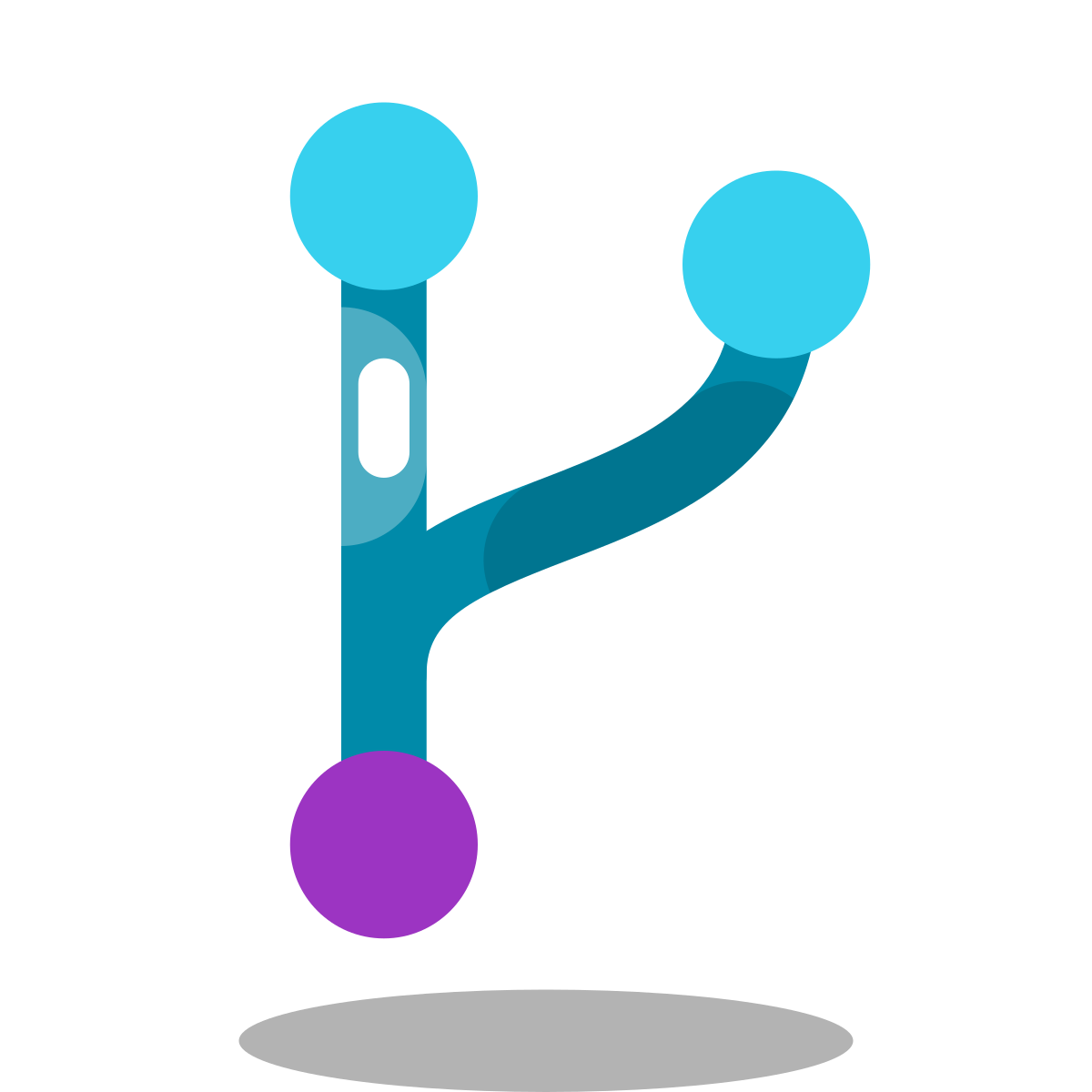 arcade style code fork icon