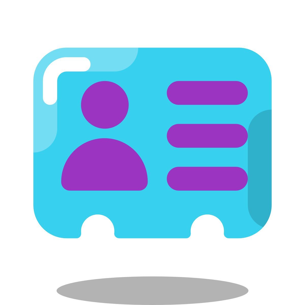 arcade style 연락처 카드 icon