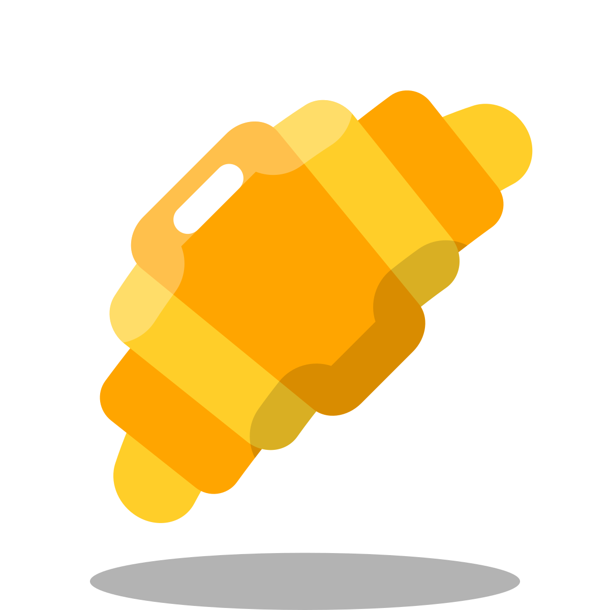 arcade style croissant icon