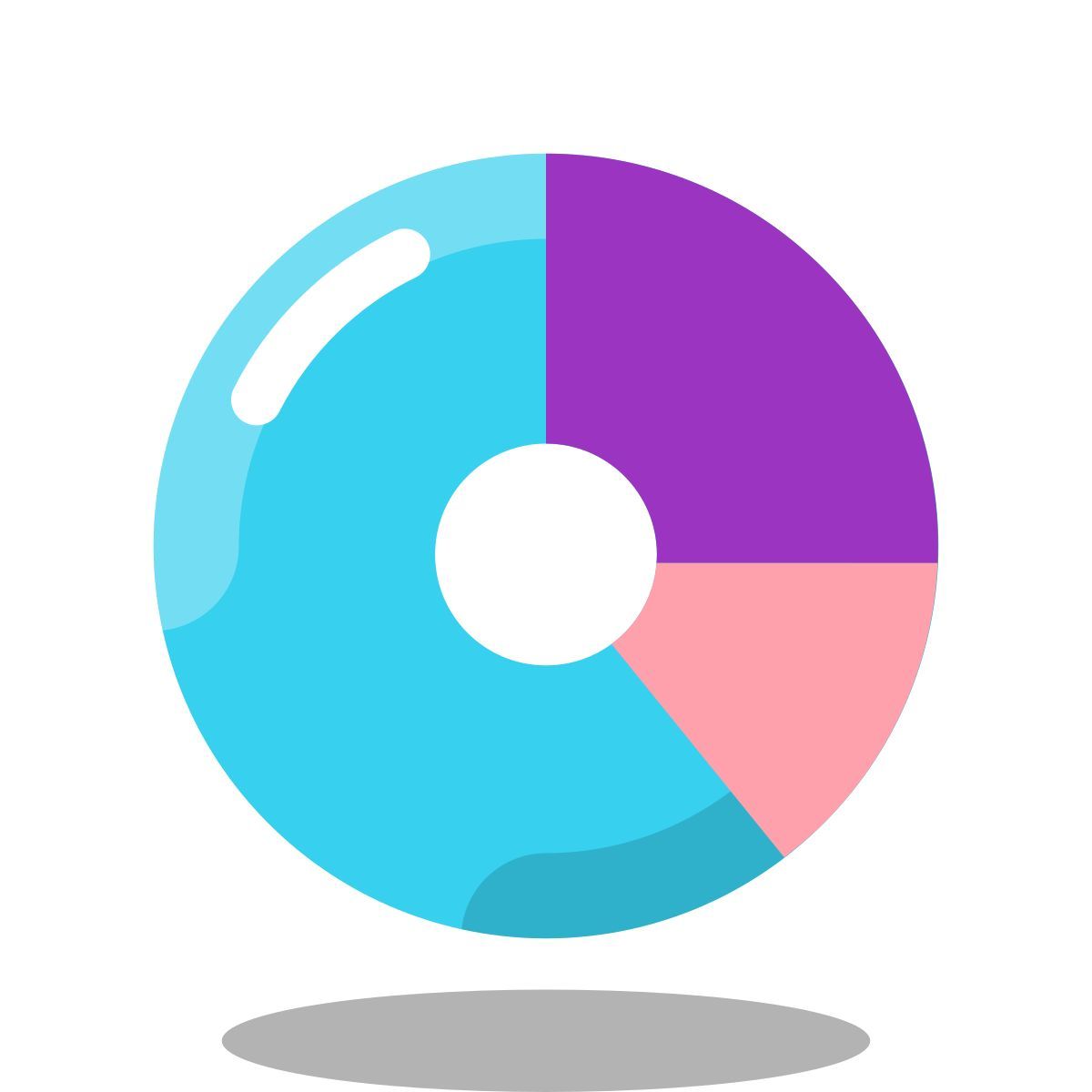 arcade style gráfico de anillos icon