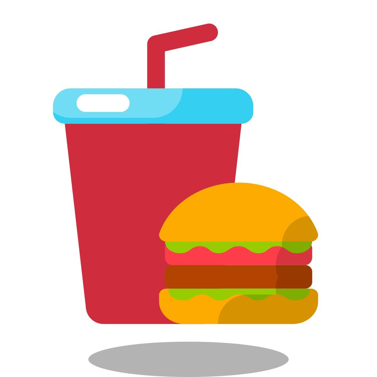 arcade style fast food icon