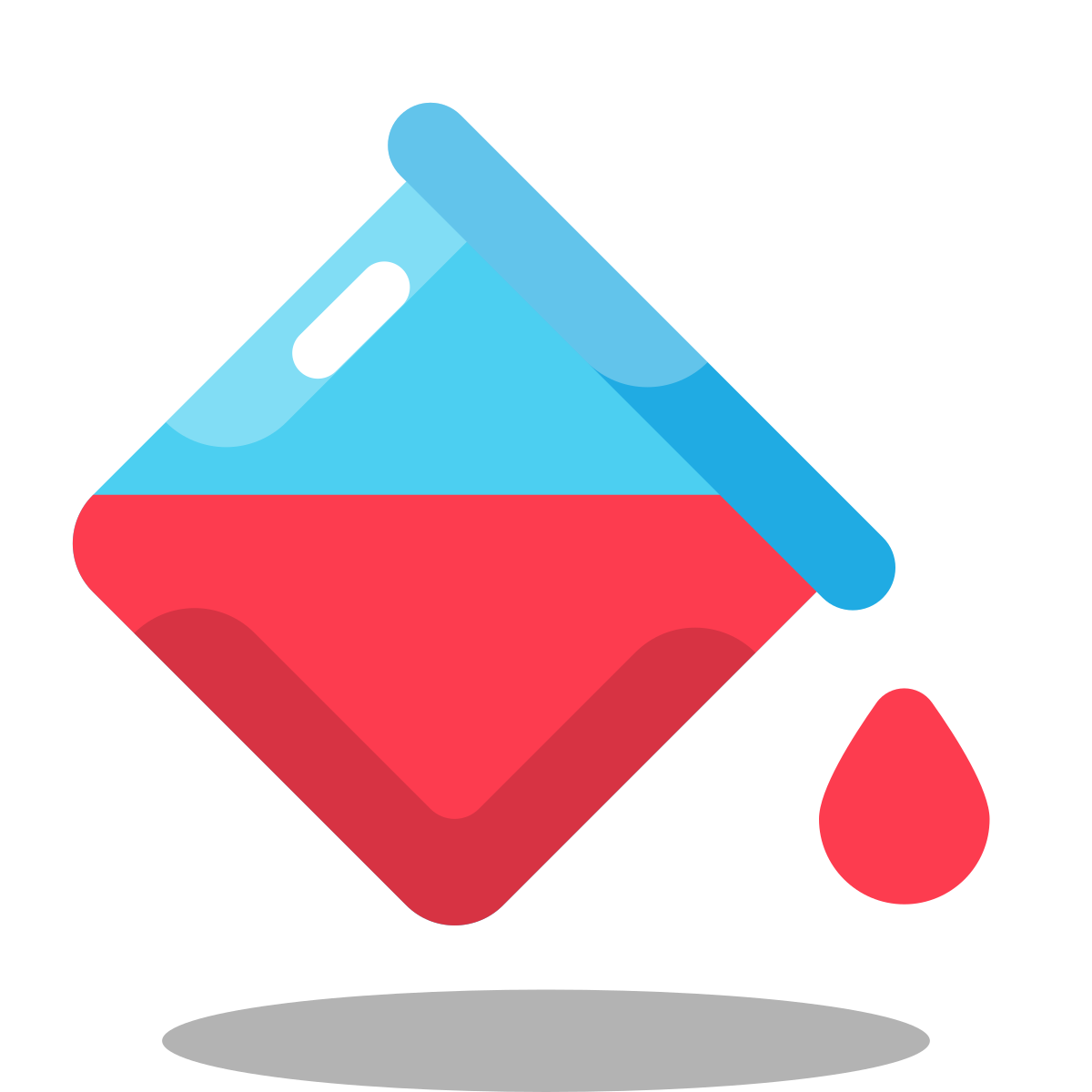 arcade style fill color icon