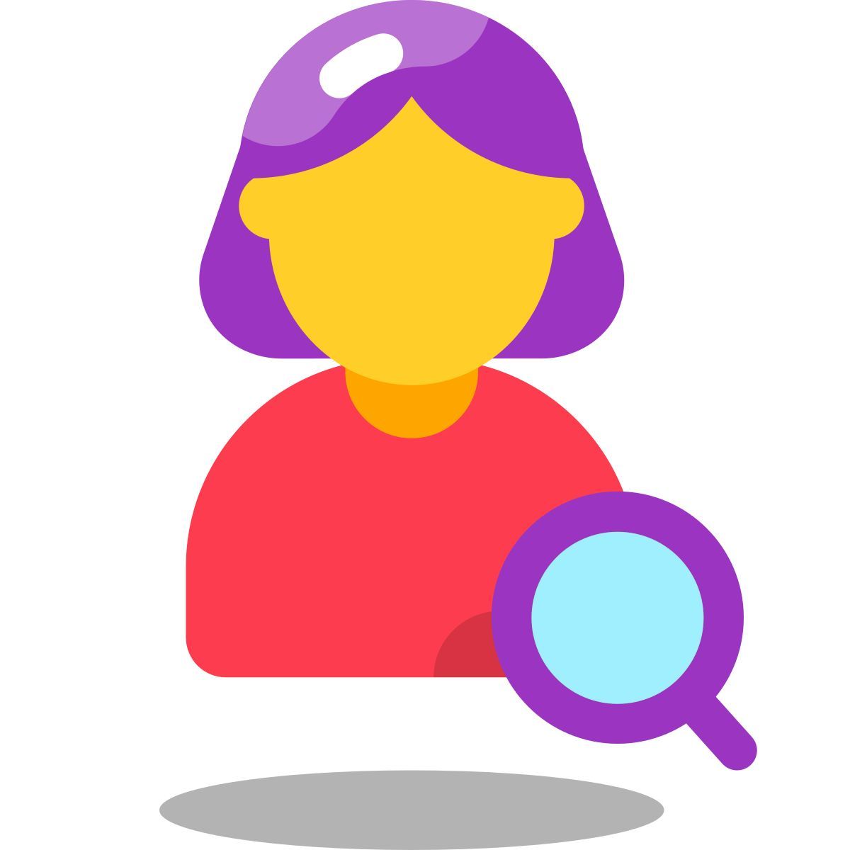 arcade style finde benutzer weiblich icon