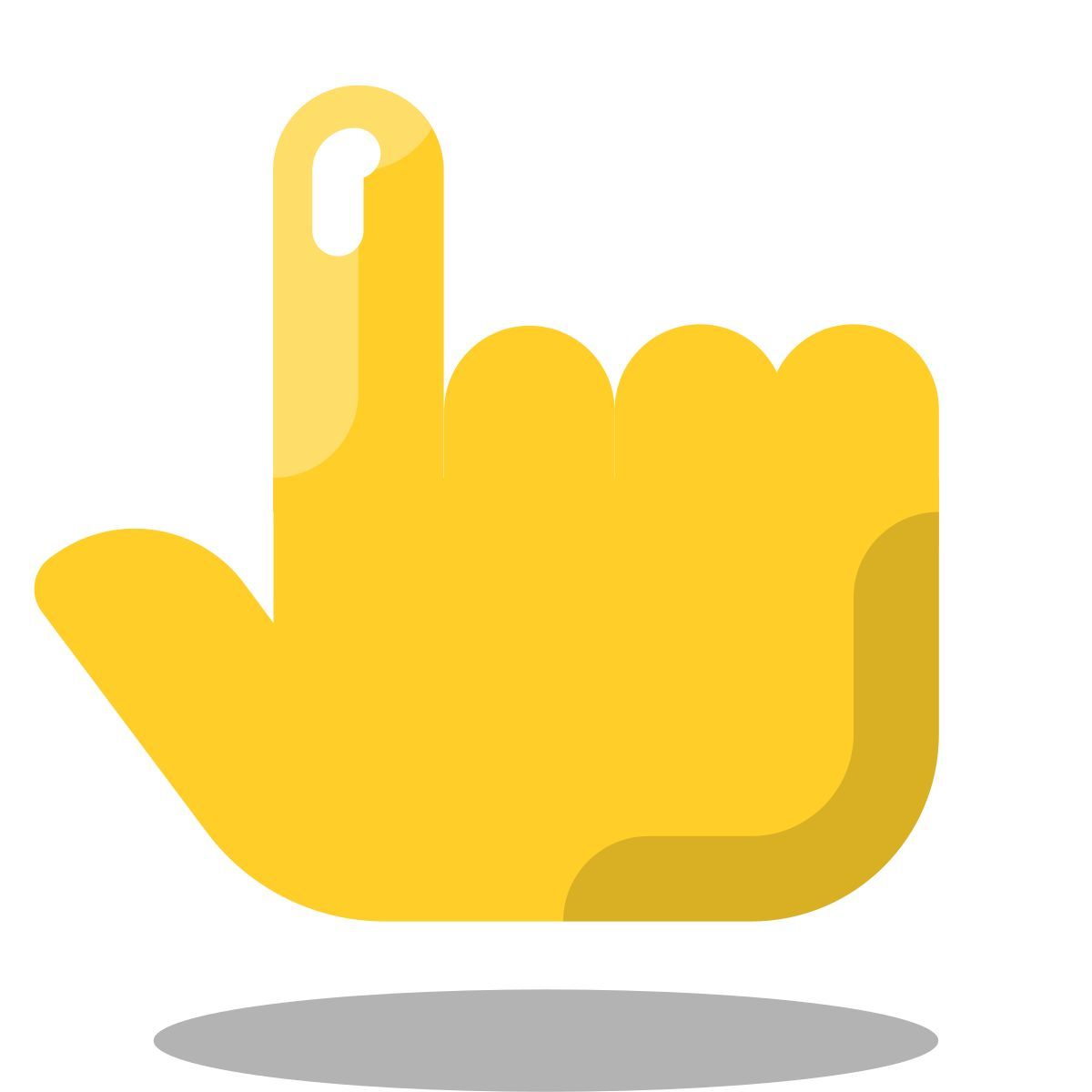 arcade style doigt et pouce icon