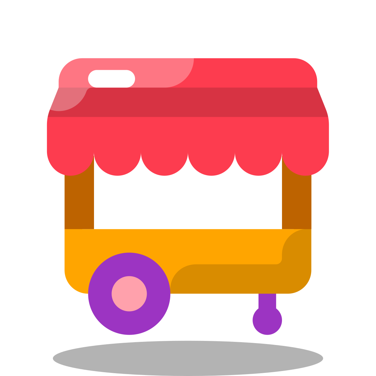 arcade style food cart icon