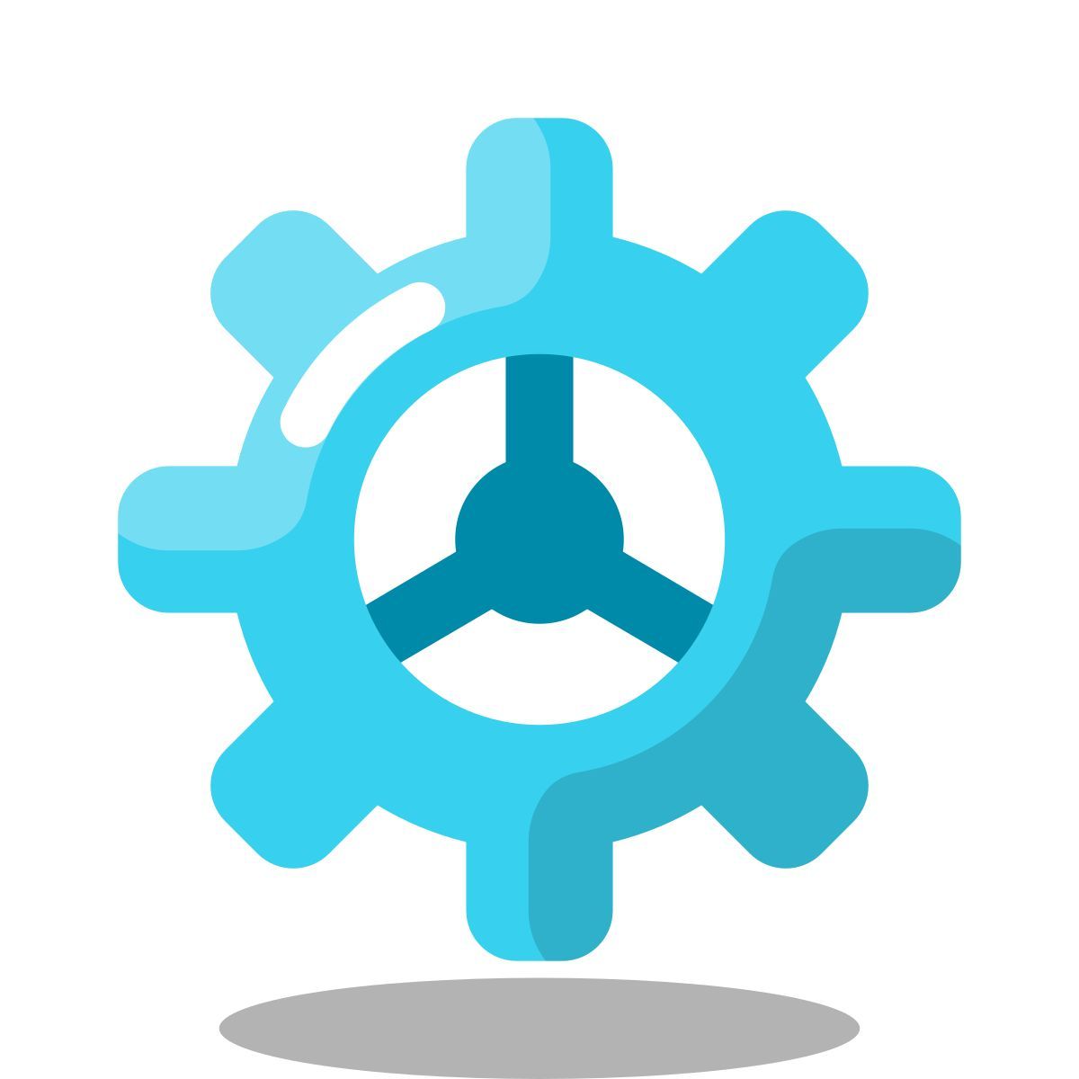 arcade style zahnrad icon