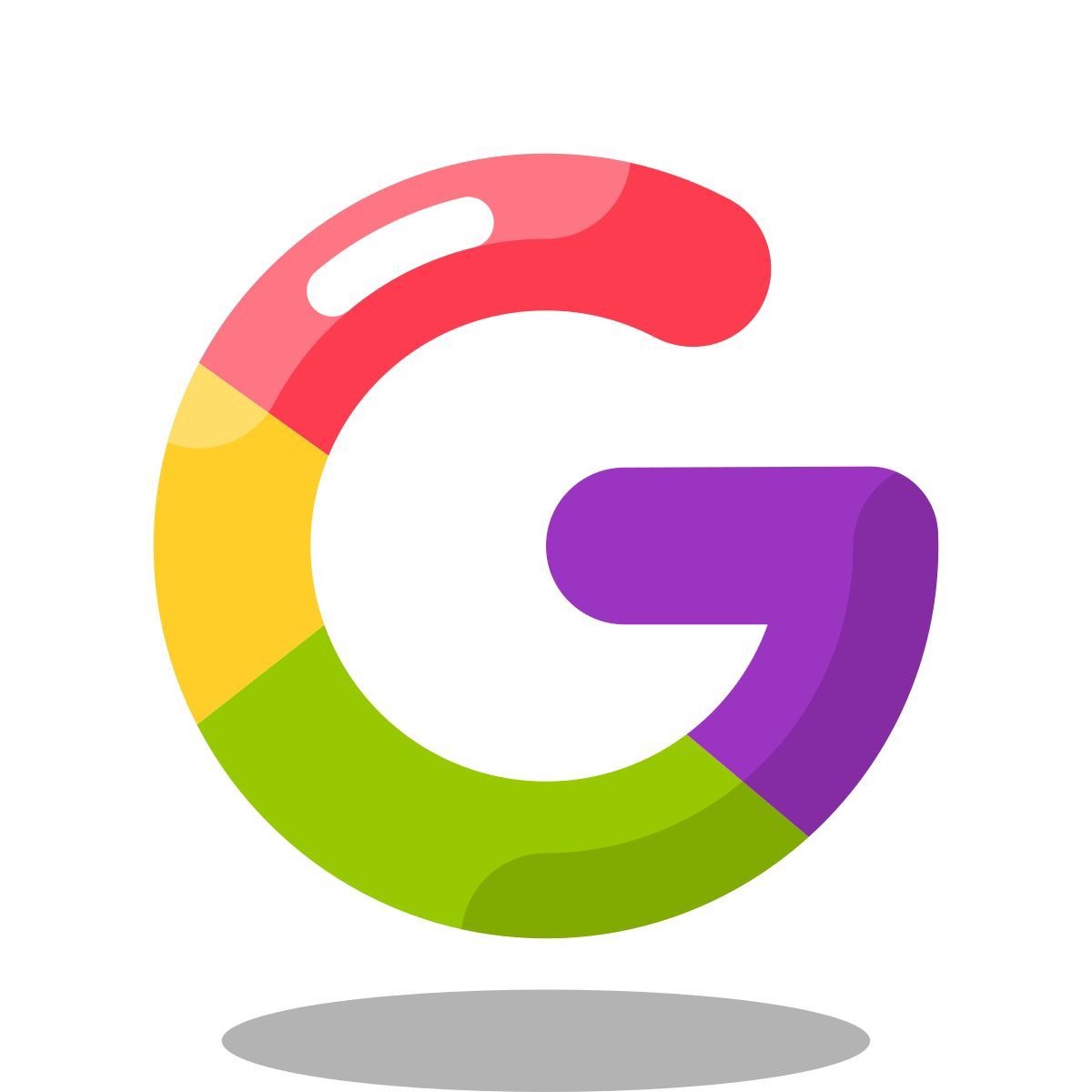 arcade style logo di google icon