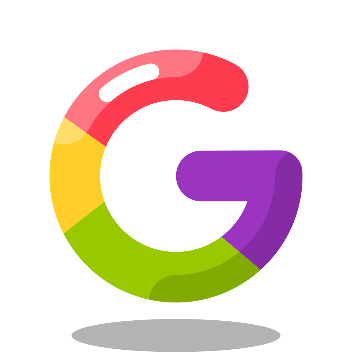 arcade style google logo icon