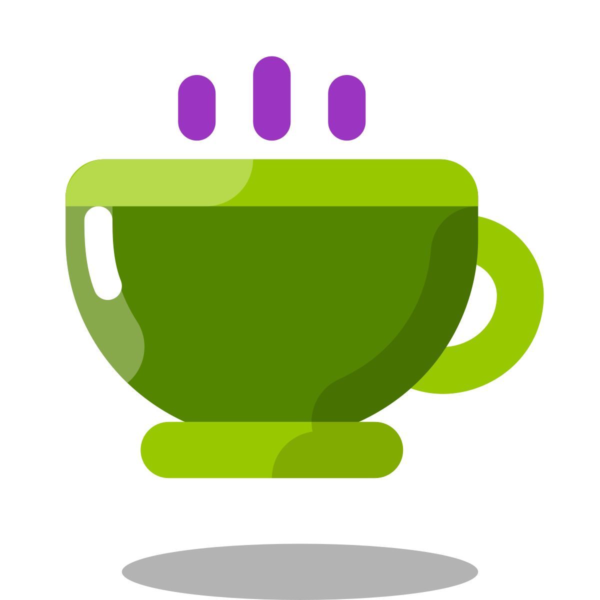 arcade style green tea icon
