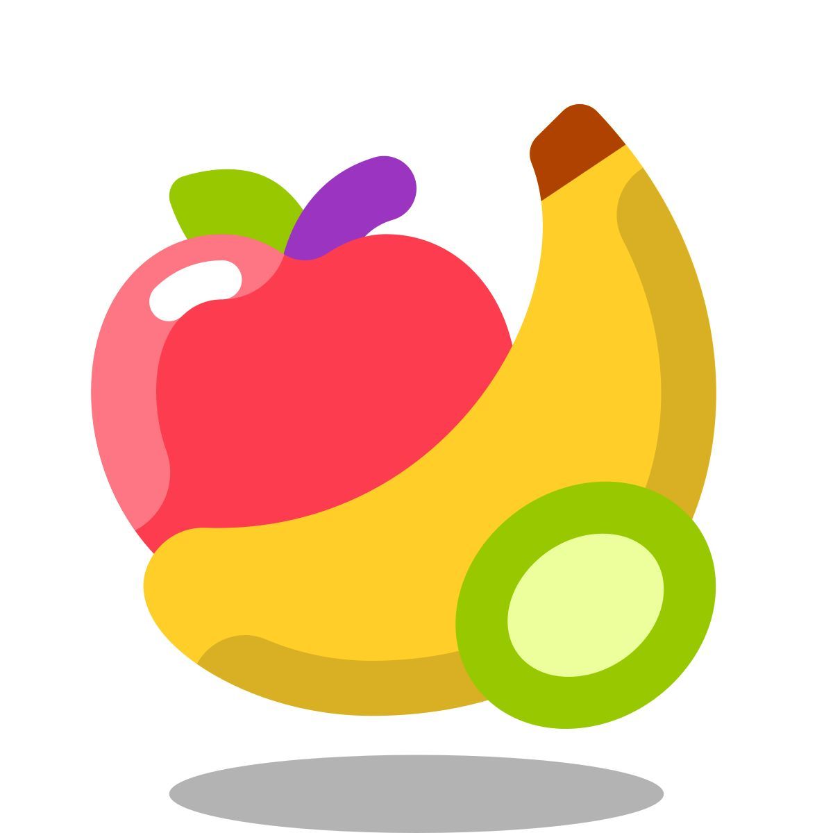 arcade style group of fruits icon