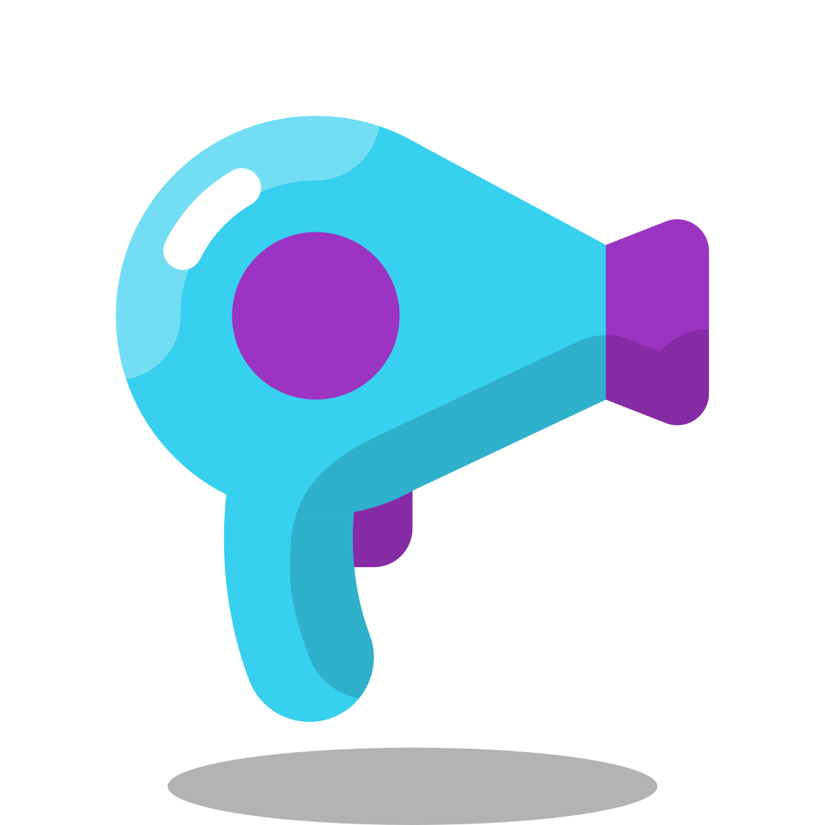 arcade style hair dryer icon