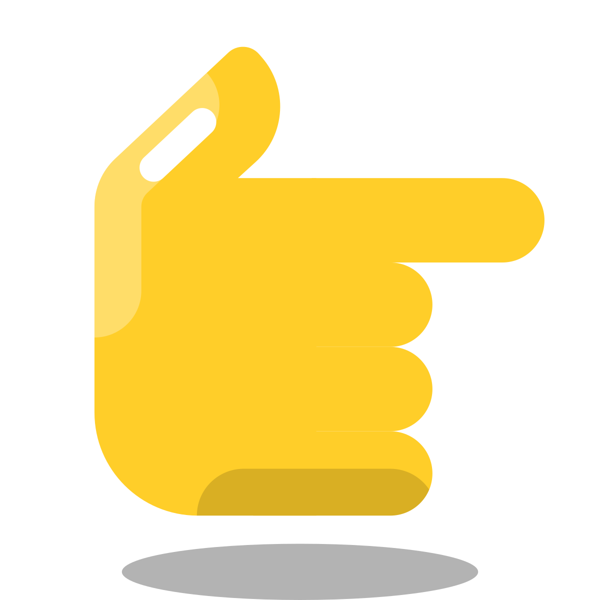 arcade style hand right icon
