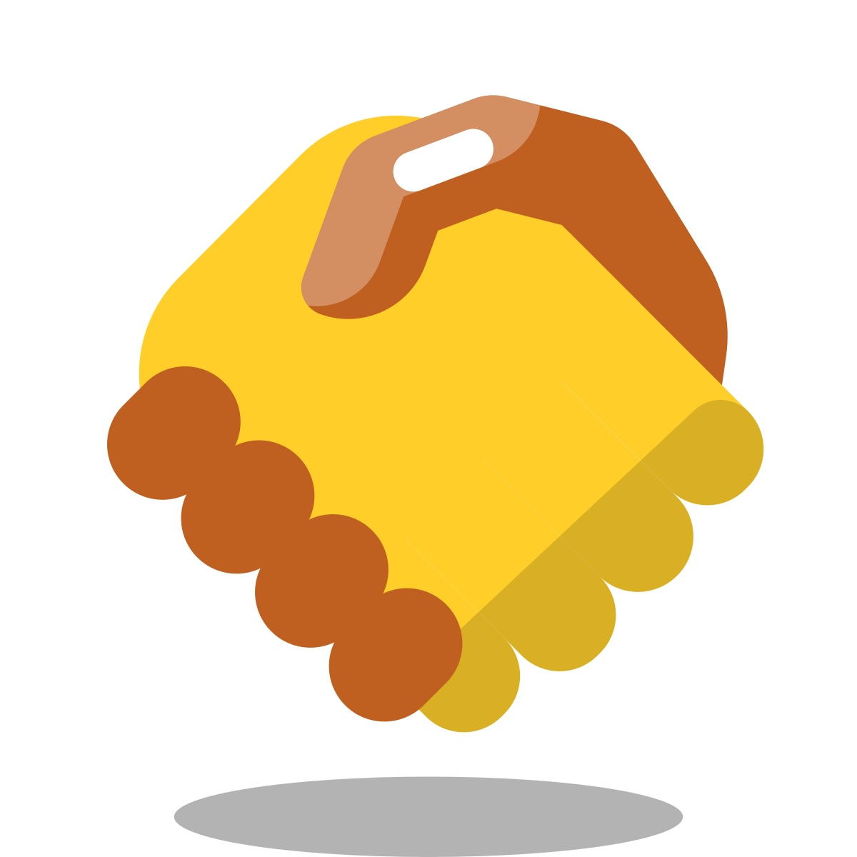 arcade style handshake icon
