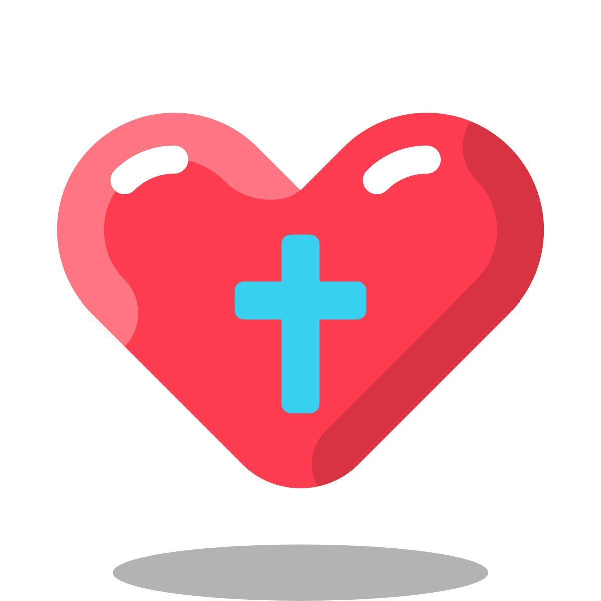 arcade style herz kreuz icon