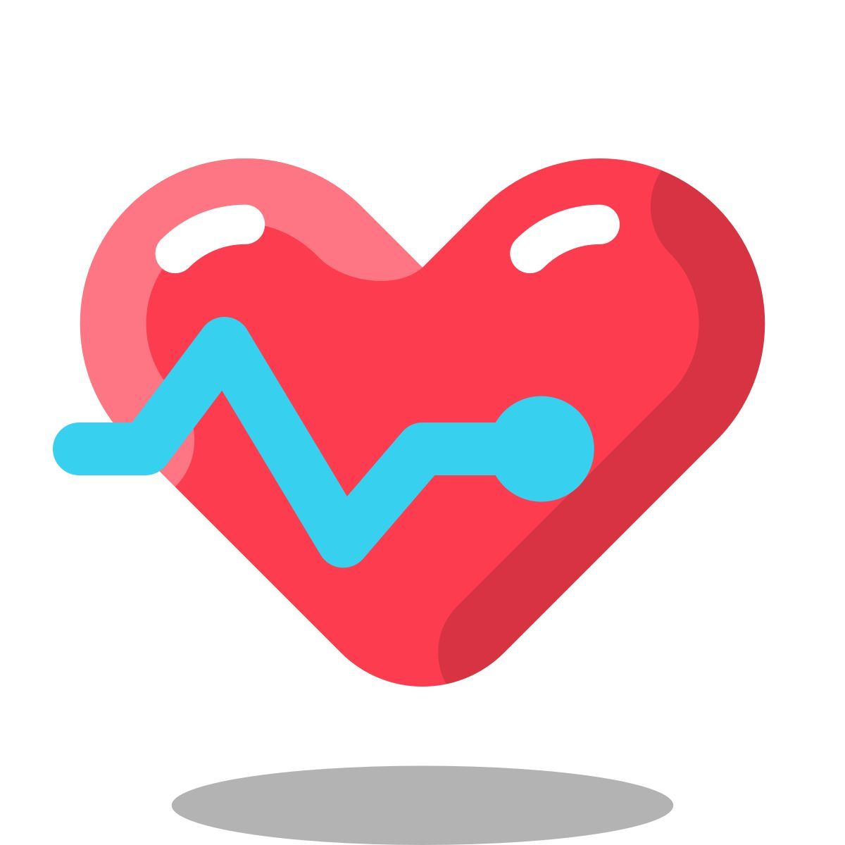 arcade style herz mit puls icon