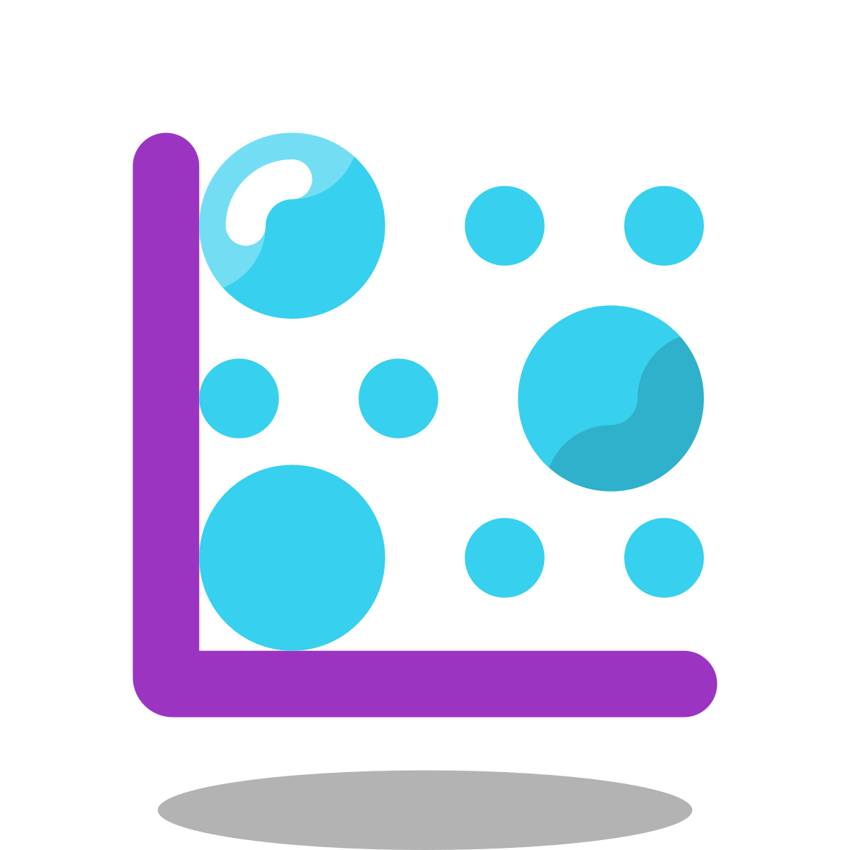 arcade style heat map icon