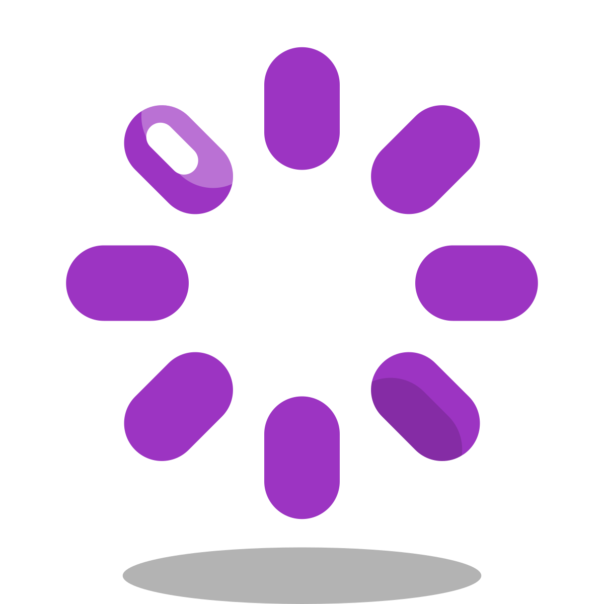 arcade style iphone spinner icon